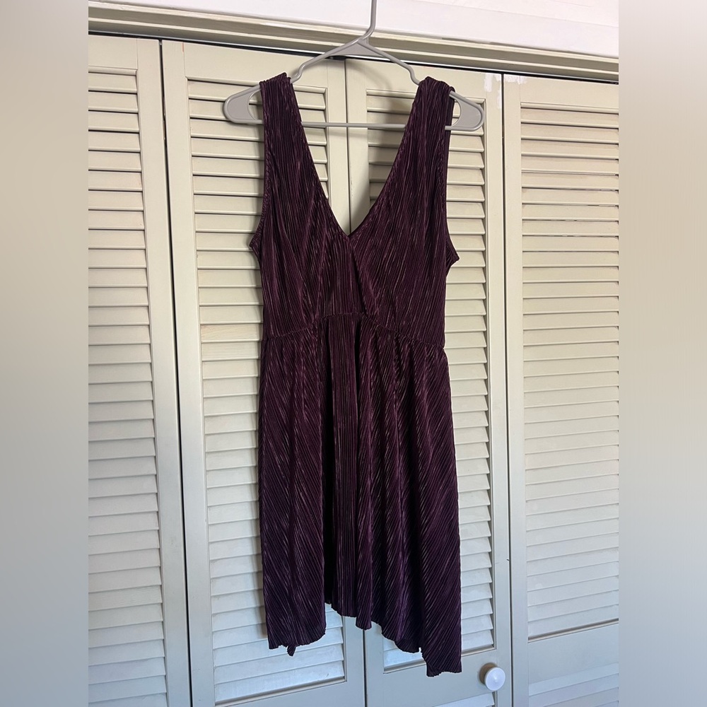 H&M Purple V-neck dress